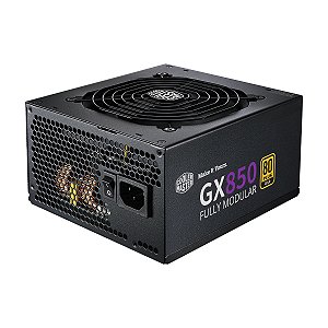 Fonte Cooler Master GX850 Gold, 80Plus Gold, Full-modular - 850W