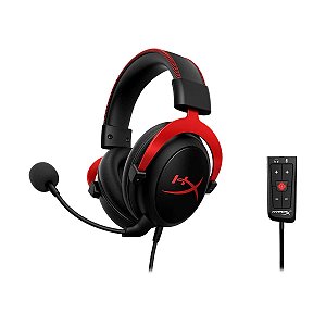 Headset HyperX Cloud II, Multiplataforma, Surround 7.1 - Vermelho