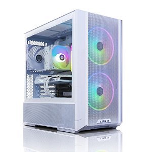 Gabinete Lian Li Lancool 216 ARGB, Branco, Mid-Tower, Vidro temperado