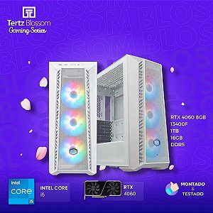 PC Gamer TERTZ Blossom, White Edition, RTX 4060 8GB, 13400F, 1TB, 16GB DDR5, Chipset B760