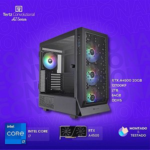 Computador para AI TERTZ Convolutional, RTX A4500 20GB, 13700KF, 2TB, 64GB DDR5, Water Cooler 360mm, Chipset Z790