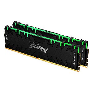 Memória Kingston Fury Renegade RGB, 32GB, 2x16GB, 3600MHz, DDR4