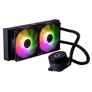 Water Cooler Cooler Master MasterLiquid 240L Core ARGB 240mm - Preto