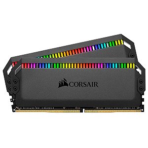Memória Corsair Dominator RGB, 32GB, 2x16GB, 3200MHz, DDR4