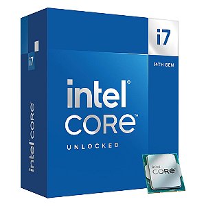 Processador Intel Core i7 14700K, 5.60GHz Max Turbo, 20-Core, 28-Threads, LGA1700