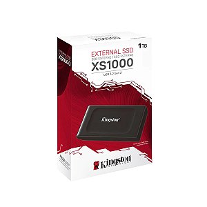 SSD Externo Kingston SXS1000, 1TB, USB-C 3.2 Gen 2, 1050MBs
