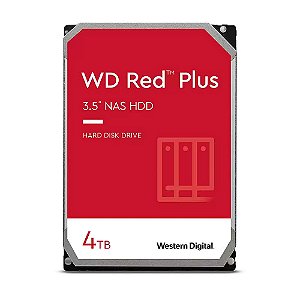 HD 3,5" WesternDigital RED Plus, 4TB, SATA III, 256MB Cache