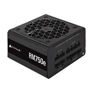 Fonte Corsair RM750e, PCIe 5.0, Full-modular, 80Plus Gold - 750W