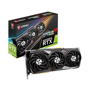 Placa de vídeo MSI Gaming X TRIO RTX 3090 - 24GB, G6X, 384bits, OC