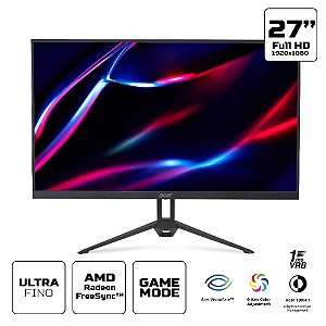 Monitor Acer KG273, 27", FHD, IPS, 100Hz, 1ms, sRGB