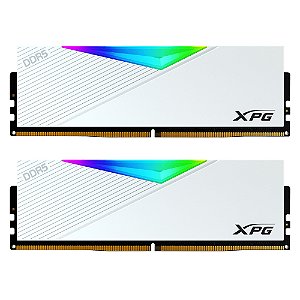 Memória XPG Lancer RGB, 32GB, 2x16GB, 6000MHz, DDR5 - Branco