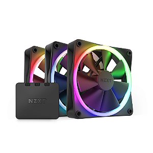 Cooler Fan NZXT F120RGB Core 3in1, 3x120mm - Preto