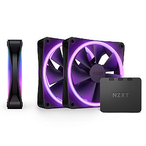 Cooler Fan NZXT F120RGB DUO 3in1, 3x120mm - Preto