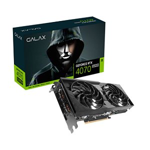 Placa de vídeo GALAX NVIDIA RTX 4070 SUPER - 12GB, GDDR6X, 192bits, 1-CLICK OC 2X