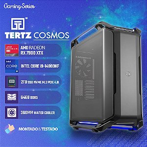 PC Gamer TERTZ Cosmos, RADEON RX 7900 XTX, Intel Core i9-14900KF, 2TB SSD, 64GB DDR5, Water Cooler 360mm, Chipset Z790