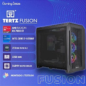 PC Gamer TERTZ Fusion, RADEON RX 7900 XT, Intel Core i7-14700KF, 2TB SSD, 32GB DDR5, Water Cooler 240mm, Chipset B760