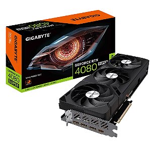 Placa de vídeo GIGABYTE NVIDIA RTX 4080 SUPER - 16GB, GDDR6X, 256bits, WINDFORCE OC