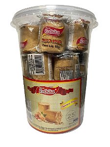 Paçoca Rolha Rolhita Pote C/25 Unidades