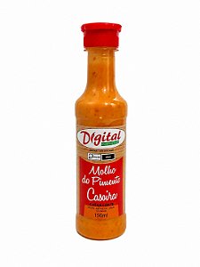 Molho de Pimenta Caseira Extra Forte 150ml - Digital
