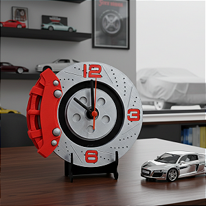 Relógio Freio a Disco Esportivo Decorativo Automotivo