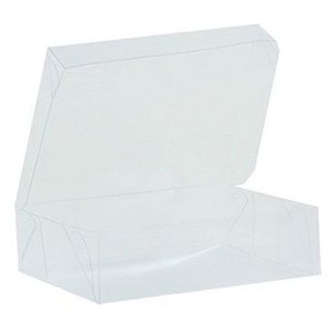 Caixa Transparente de Acetato M10 (13x10x3,5cm) 20 unidades - CAC - Kafe Embalagens