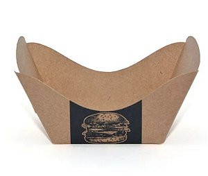 Perpacks  Caixa com Tampa para Hamburguer (Food Laranja)