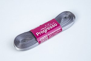 Fita de Cetim Cinza Cor 1222 - 01 unidade - Progresso - Kafe Embalagens