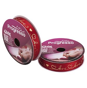 Fita de Cetim Linha Love - Cor 395 - 15mm - 10 metros - Progresso