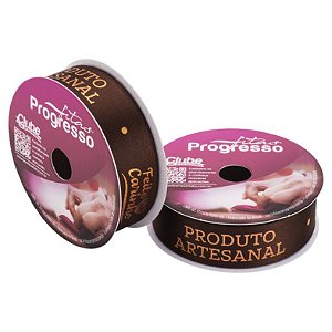 Fita de Cetim Linha Produto Artesanal Feito com Carinho - Cor 773 - 22mm - 10 metros - Progresso