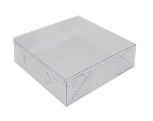 Caixa de Acetato Transparente K17 (10x10x4cm) 10 unidades - ASSK - Kafe Embalagens