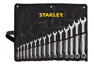 Jogo de Chaves Combinadas 6 a 32mm 15 Peças - Stmt80934-840 - Stanley