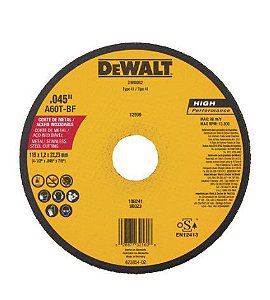 Disco de Corte Inox 4.1/2 X 1,0 - Dw8062 - Dewalt