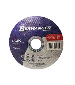 Disco de Corte 4.1/2 Pol. Dci10 115x1,0x22,2mm Berwanger