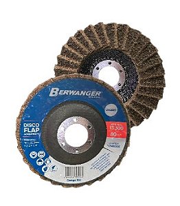 Disco Flap Acabamento Grosso 115x22 Mm Berwanger