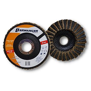 Disco Flap Combinado Pró 4.1/2 Pol. 115x22mm Grosso Grão 60 - 2101 - Berwanger