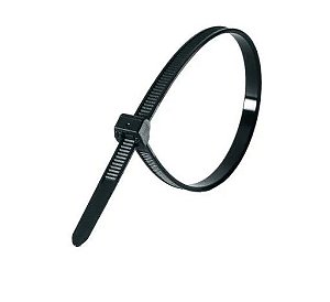 Abraçadeira Nylon Preta 300 X 4.8mm - 100 Peças