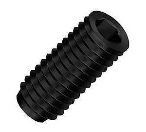 Parafuso Allen M12 X 25mm Sem Cabeça Enegrecido - 100 Unidades