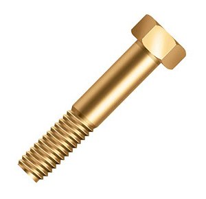 Parafuso Sextavado M12x150 Rosca Parcial Ma 8.8 Bicromatizado - 100 Unidades