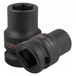 Soquete Sextavado de Impacto Encaixe de 1/2 X 13mm - 3061120013 - Vonder