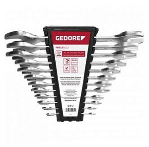 Jogo de Chaves Fixas 6 a 32mm com 12 Peças - 3082163212 - Gedore Red