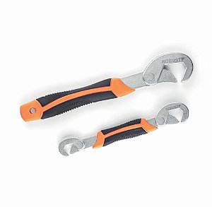 Jogo de Chaves Cano Autoajustáveis 8mm a 16mm e 16mm a 32mm 2 Peças - 3370142 - Robust