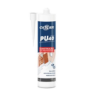 Adesivo Selante Híbrido Construção Pu 40 Branco 400g - Ciser