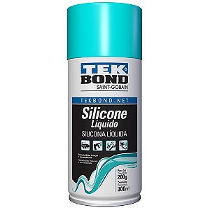 Silicone em Spray Líquido 200g/300ml - 5199300001 - Tekbond