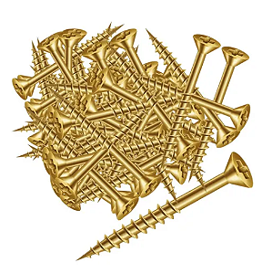 Parafuso Madeira 5.0x22mm Phillips Chata Chipboard - 100 Unidades