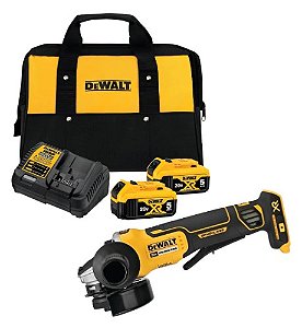 Esmerilhadeira 4-1/2 20v 2 Baterias Dcg413p2 Dewalt