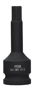 Soquete Sextavado 1/2 Pol. 10mm 78mm - Pro-12h10 - Pdr