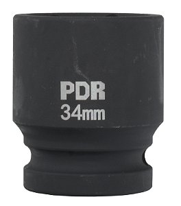 Soquete Curto de Impacto 3/4 Pol. 34mm 56mm - Pro-3434cm - Pdr