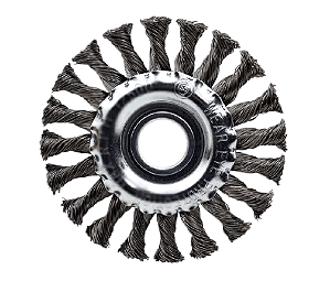 Escova Inox Trançado Circular 150 X 22 Mm Berwanger