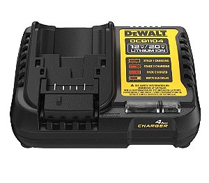 Carregador Rápido de Baterias 12v e 20v Max 4.0ah Bivolt - Dcb1104-br - Dewalt
