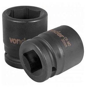 Soquete Sextavado de Impacto Encaixe de 3/4 Pol. X 30mm - 3061340030 - Vonder